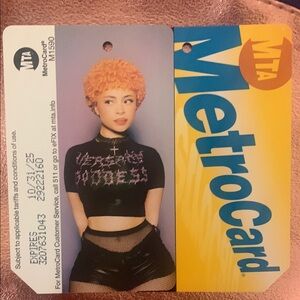 MTA MetroCard with Unique Design souvenir NYC